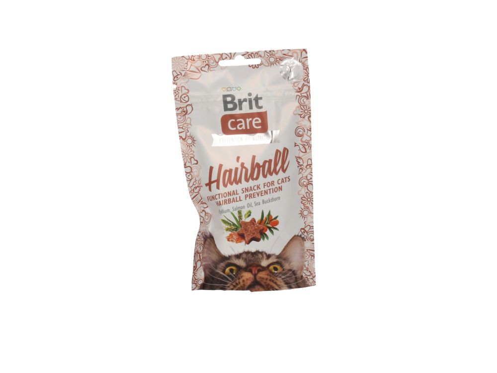 BRIT CARE CAT SNACK HAIRBALL 50G
