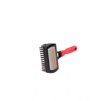 TRIXIE SZCZOTKA PLASTIKOWA MIĘKKA DWUSTRONNA 10 X 17CM 2306